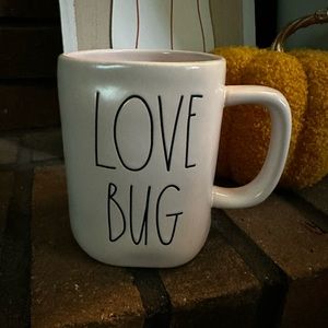 Rae Dunn ‘Love Bug’ light pink coffee mug